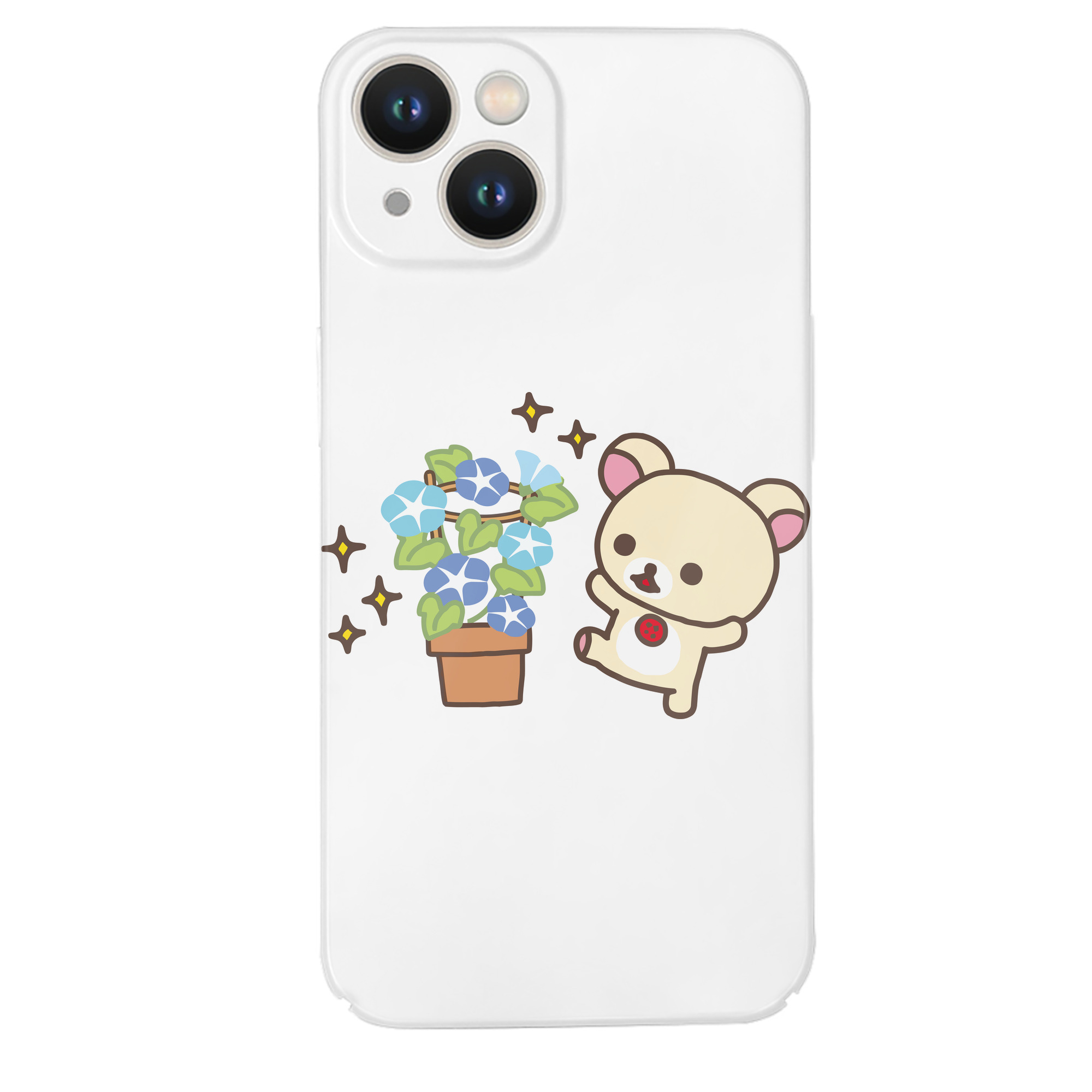 （画像用） リラックマ リラックマ キイロイトリ Rilakkuma Korilakkuma Kiiroitori 【iPhone 14シリーズ対応】ハードケース